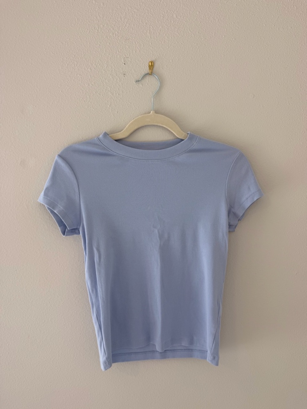 Madewell Light Blue Short Sleeve Crewneck Tee